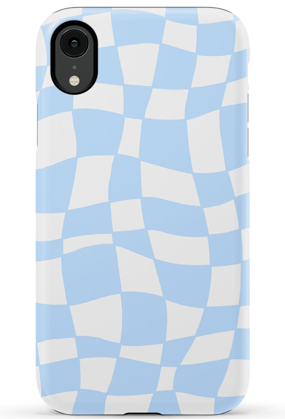 Light Blue Checkered Phone Case - B7Cases