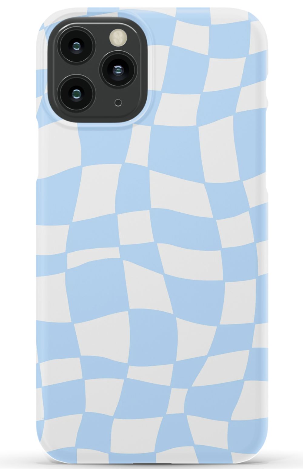 Light Blue Checkered Phone Case - B7Cases