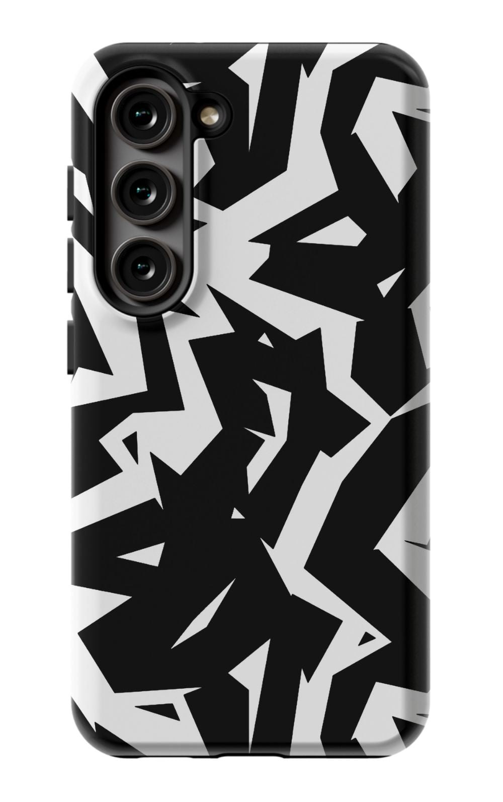 Black White Fragments Phone Case - B7Cases
