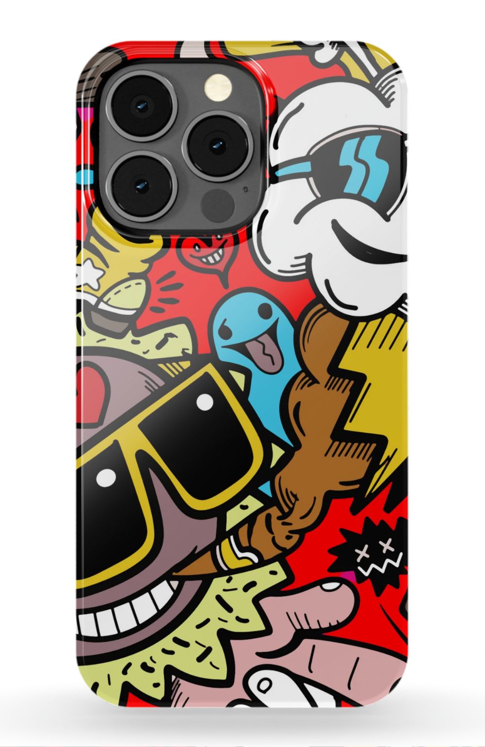 Street Bombing Graffiti Phone Case - B7Cases