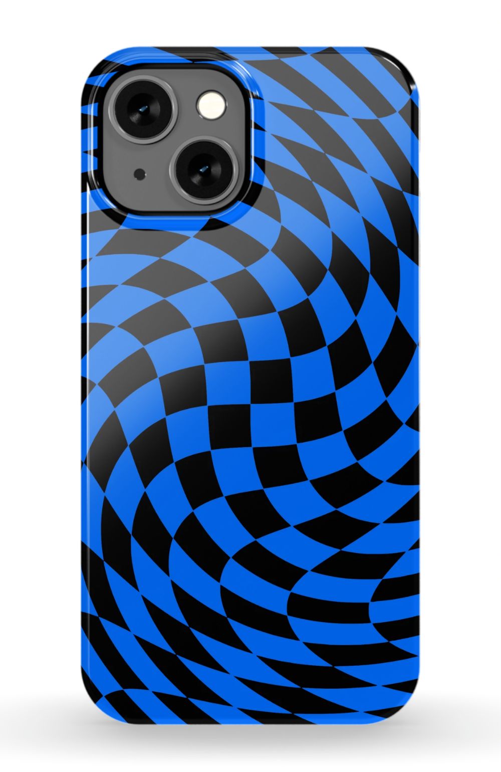 Twisted Blue Checkered Phone Case - B7Cases
