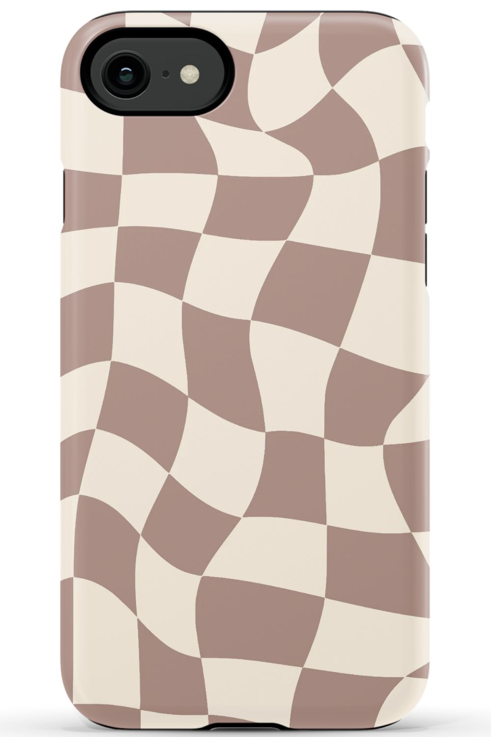 Light Brown Checkered Phone Case - B7Cases