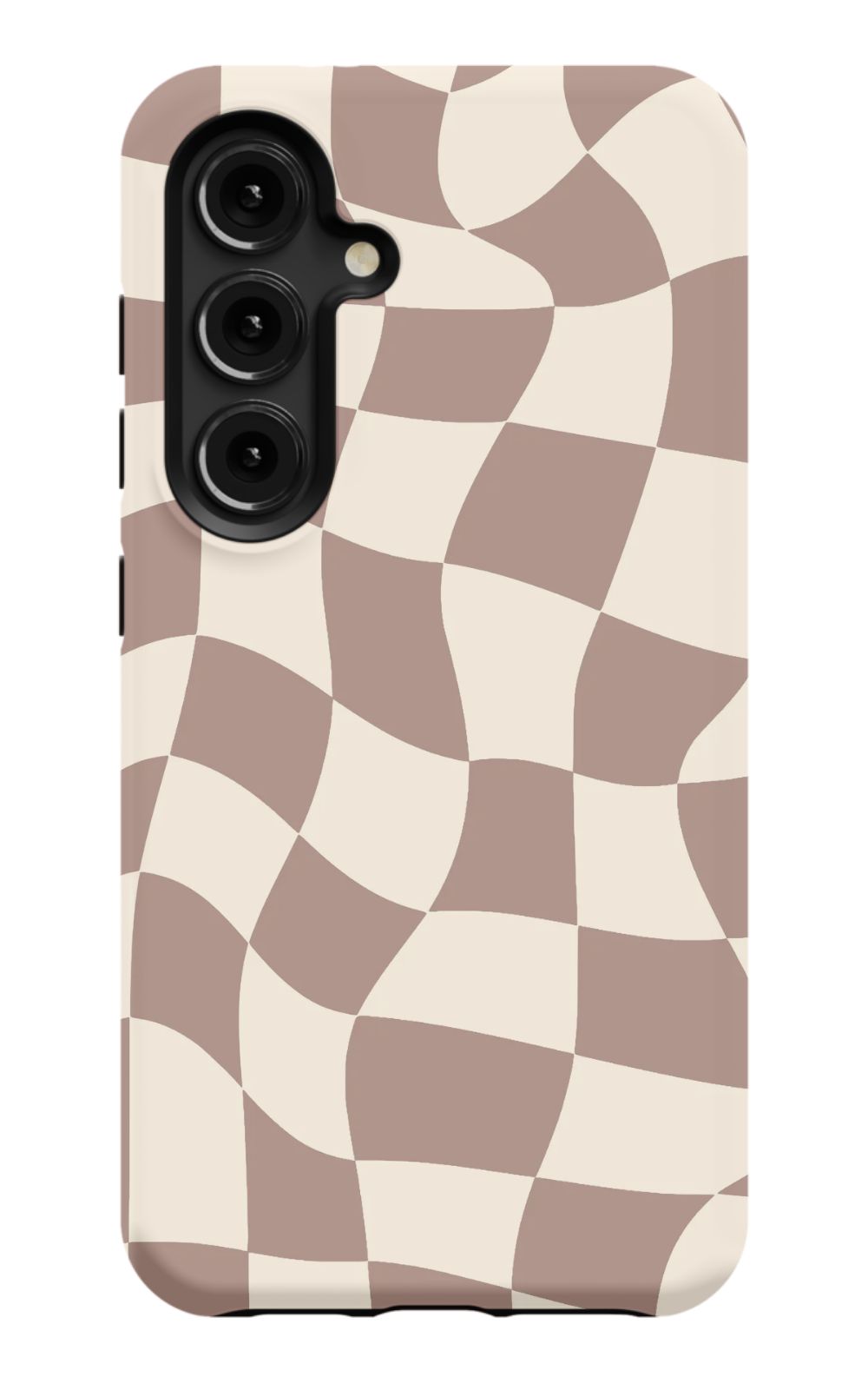 Light Brown Checkered Phone Case - B7Cases