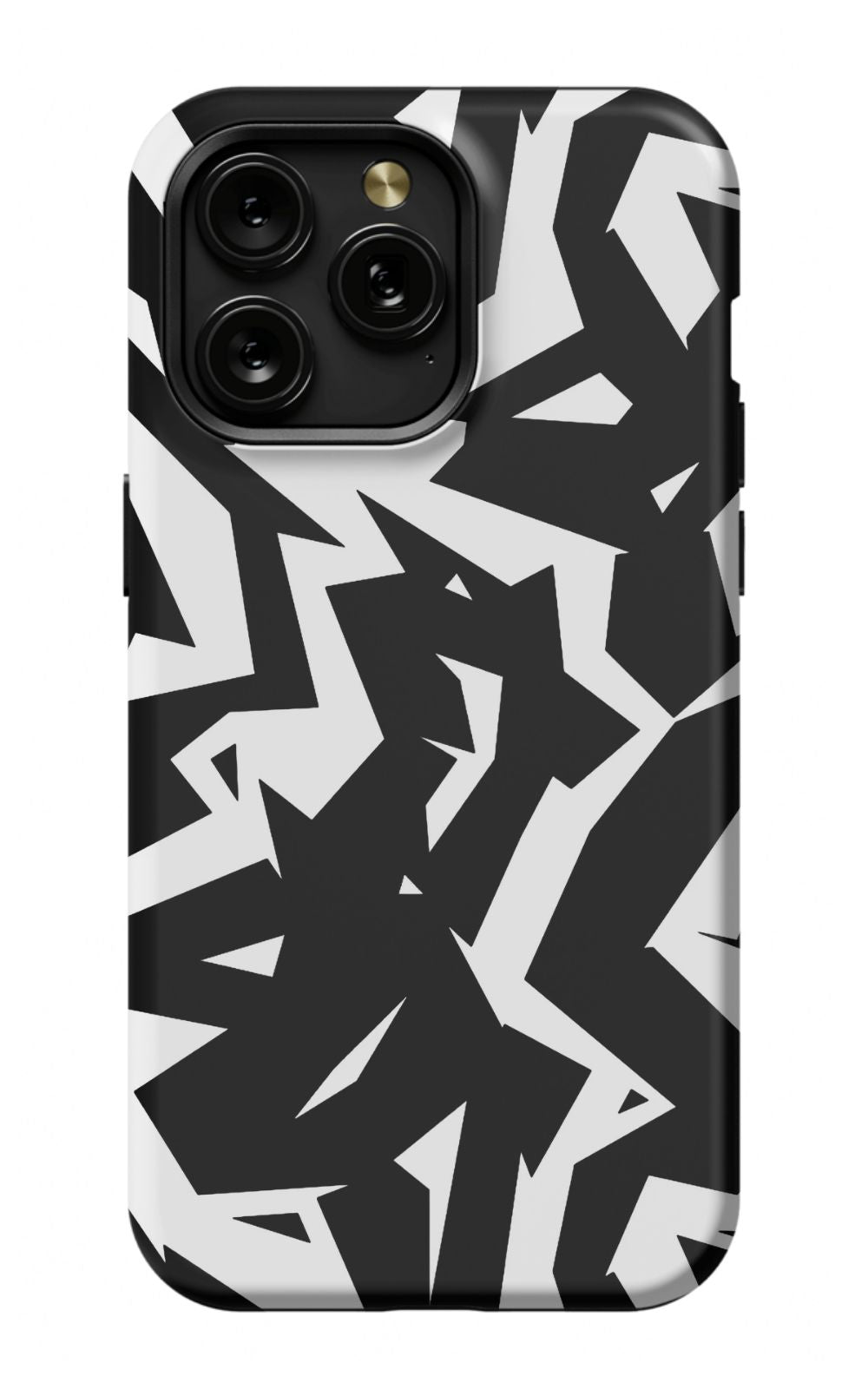 Black White Fragments Phone Case - B7Cases
