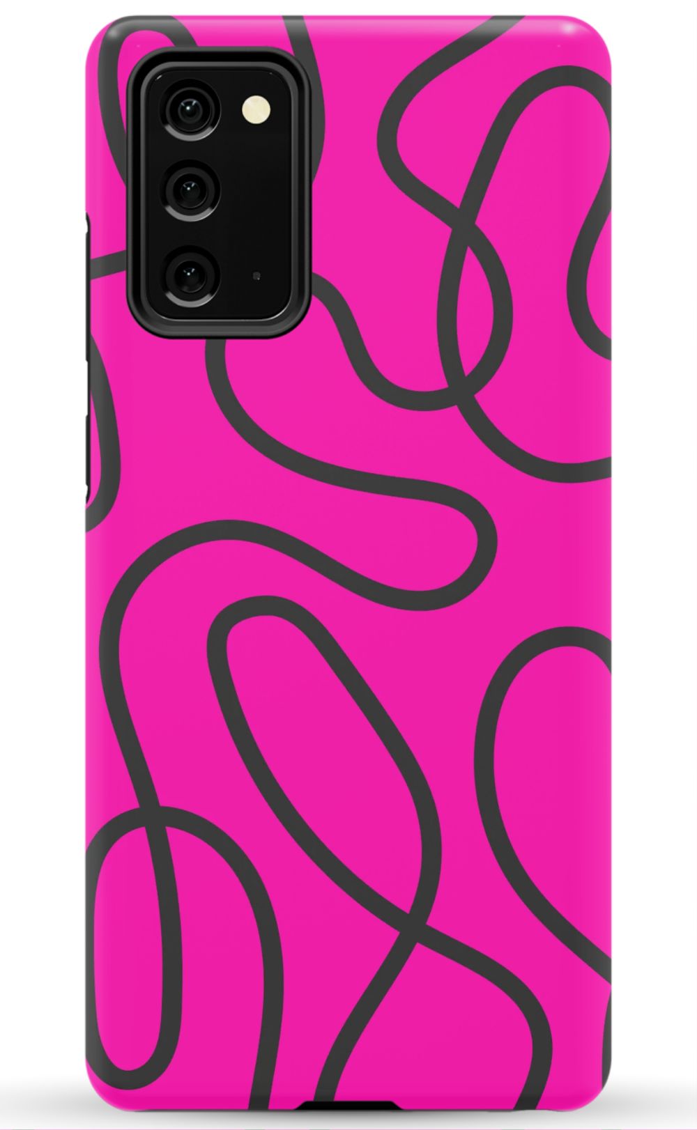 Pink Abstract Squiggles Phone Case - B7Cases