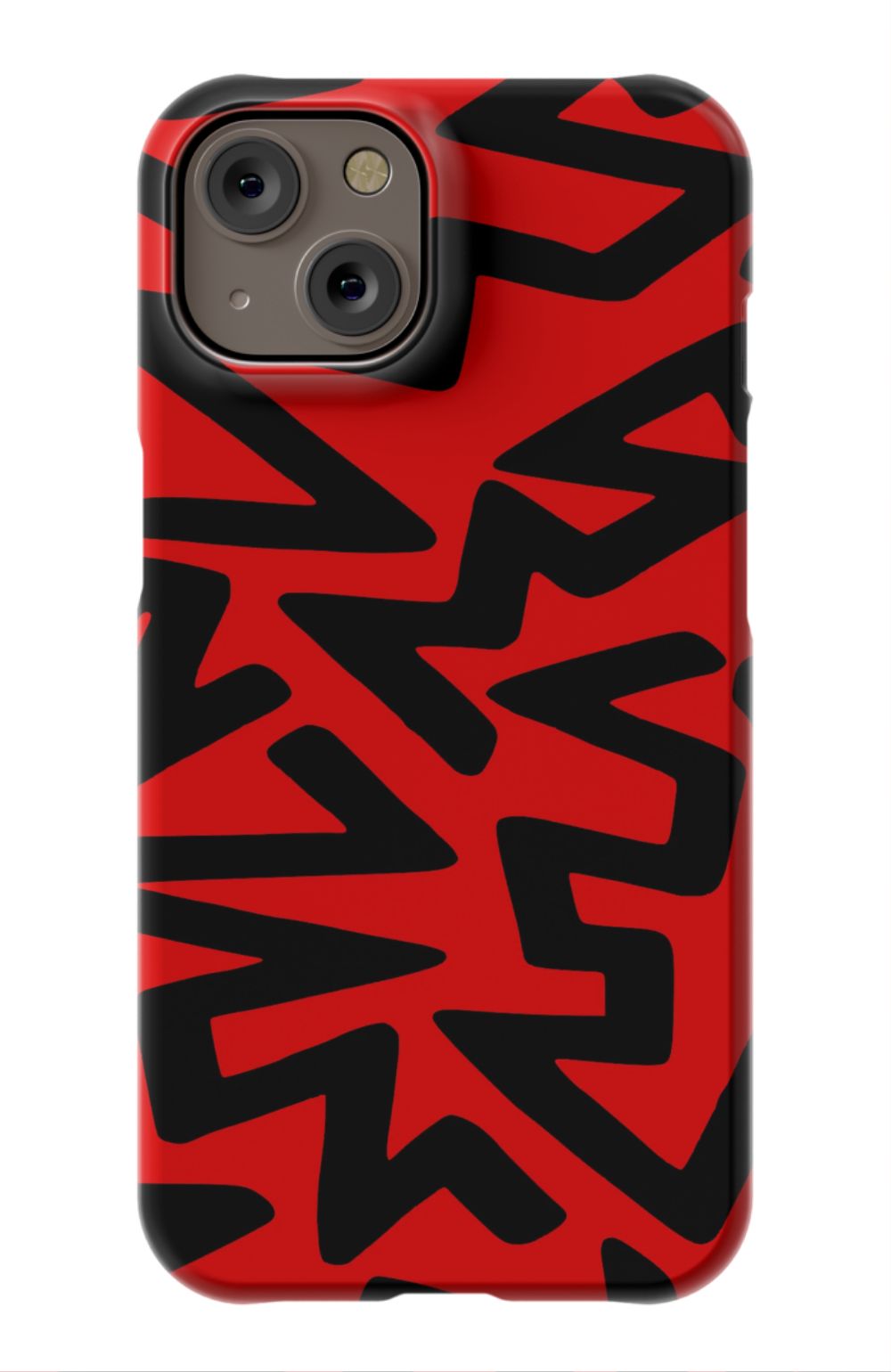 Red Abstract Shapes Phone Case - B7Cases