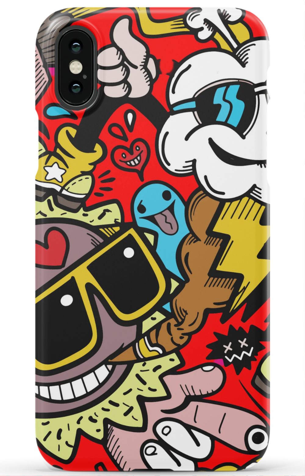 Street Bombing Graffiti Phone Case - B7Cases