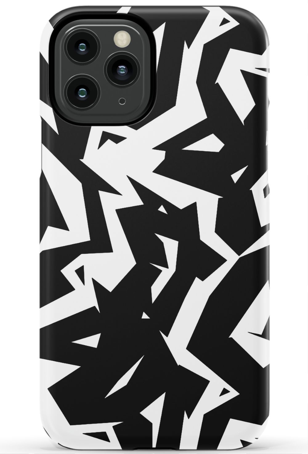 Black White Fragments Phone Case - B7Cases