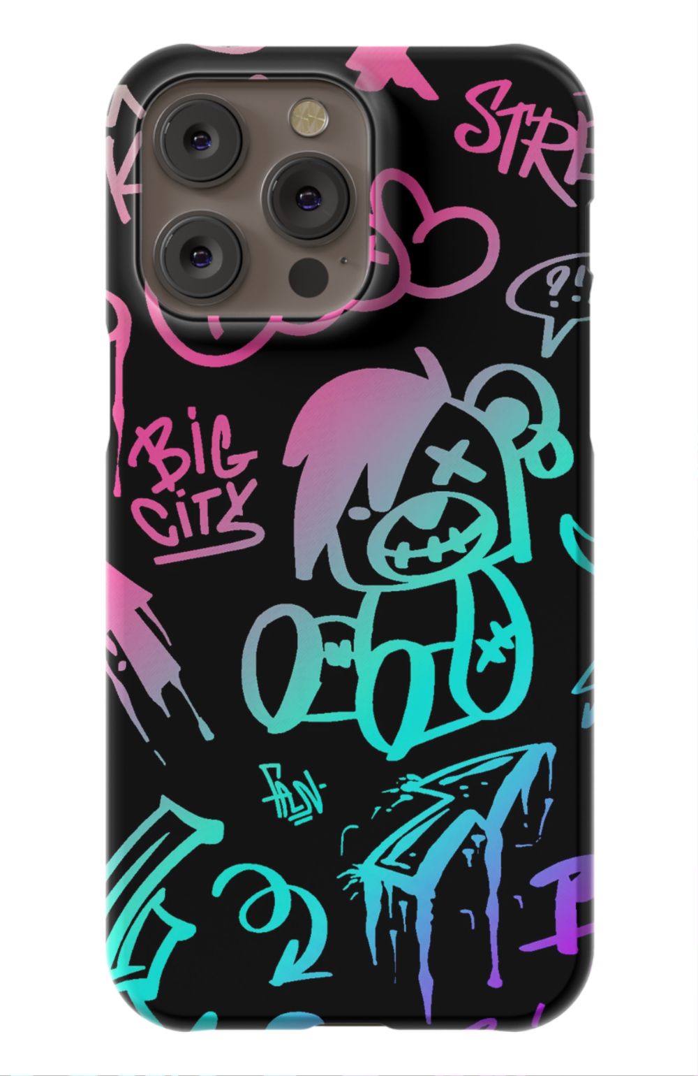 Neon Stickers Graffiti Phone Case - B7Cases