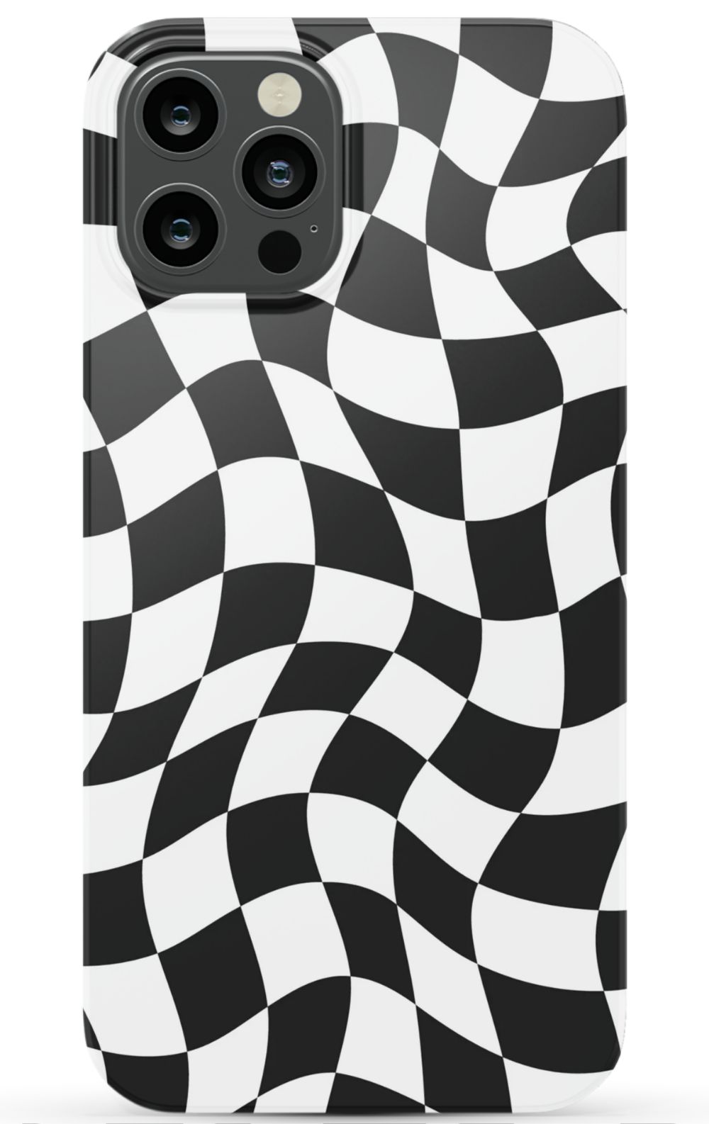 Black White Checkered Phone Case - B7Cases