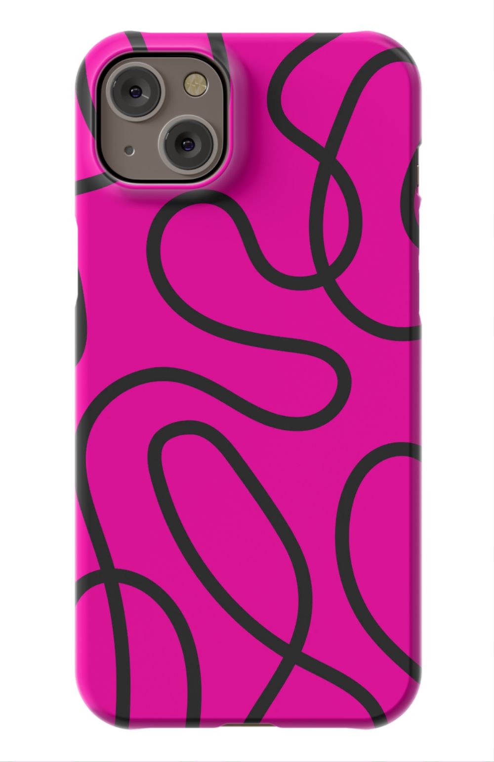 Pink Abstract Squiggles Phone Case - B7Cases