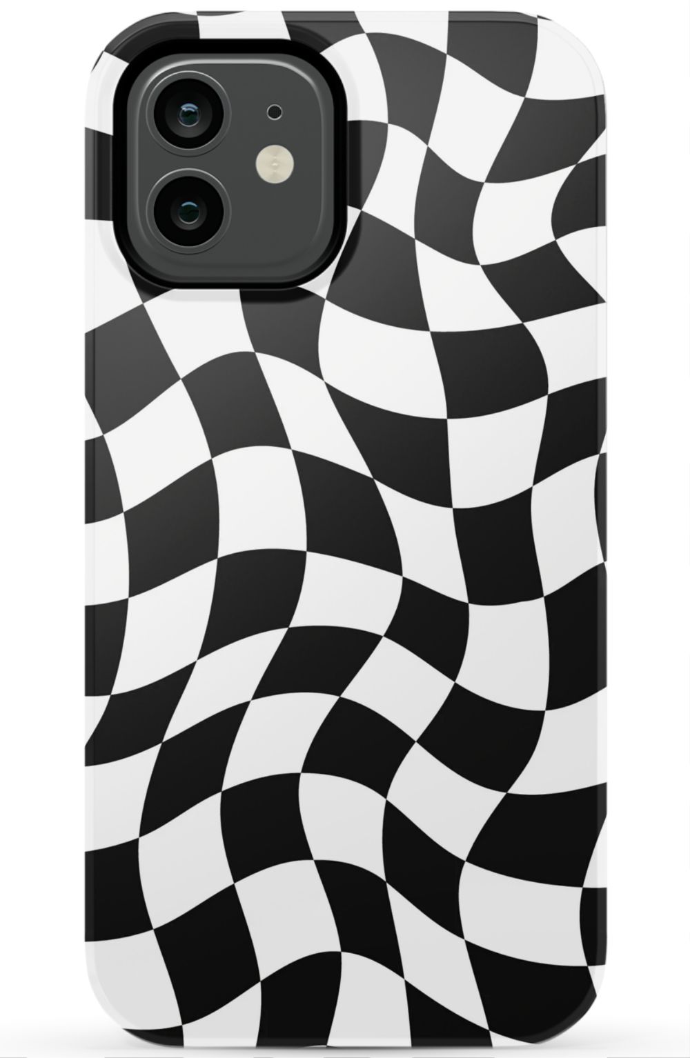 Black White Checkered Phone Case - B7Cases