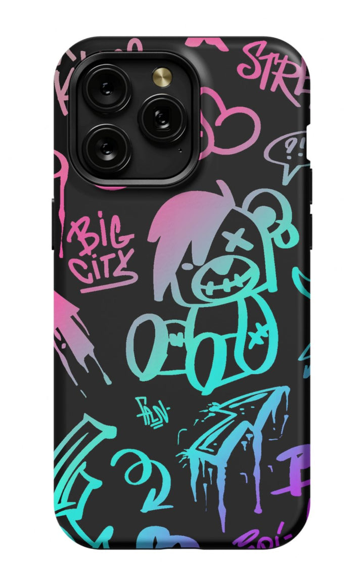 Neon Stickers Graffiti Phone Case - B7Cases