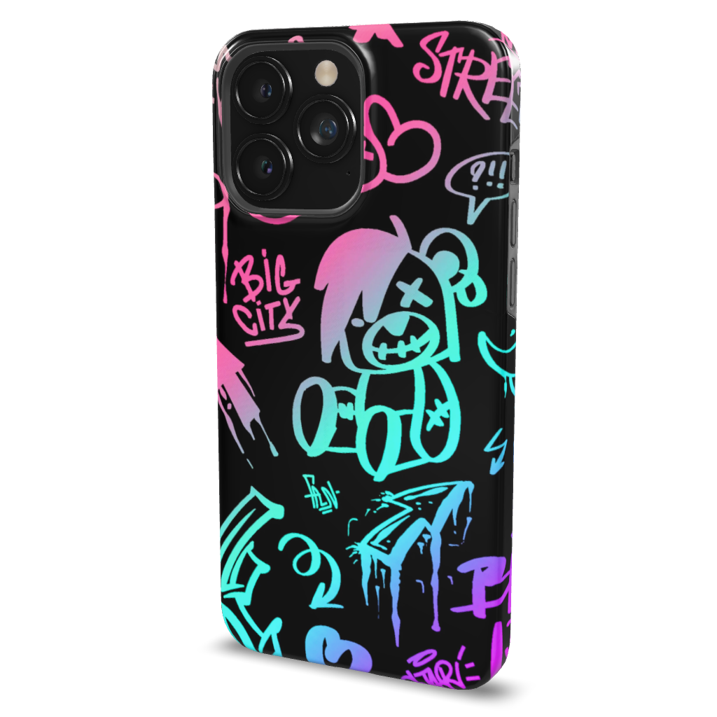 Neon Stickers Graffiti Phone Case - B7Cases