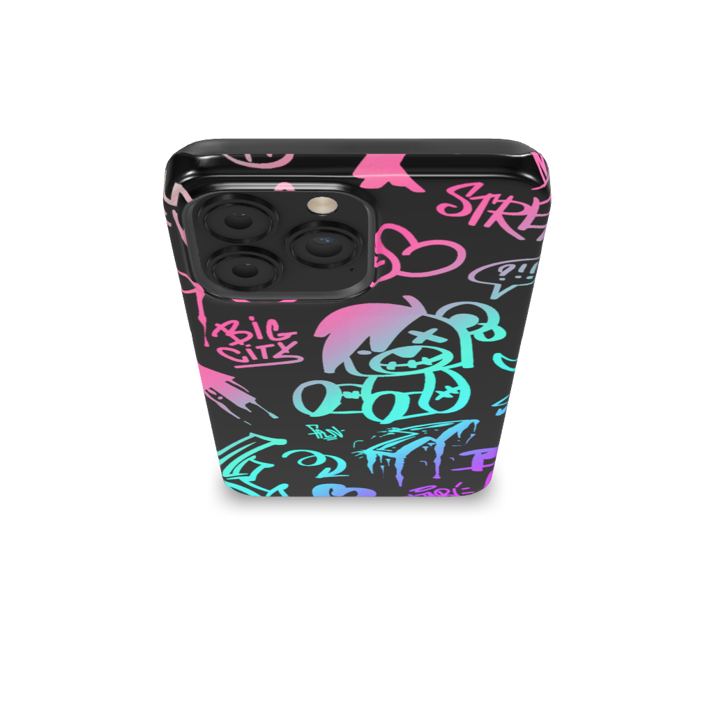 Neon Stickers Graffiti Phone Case - B7Cases