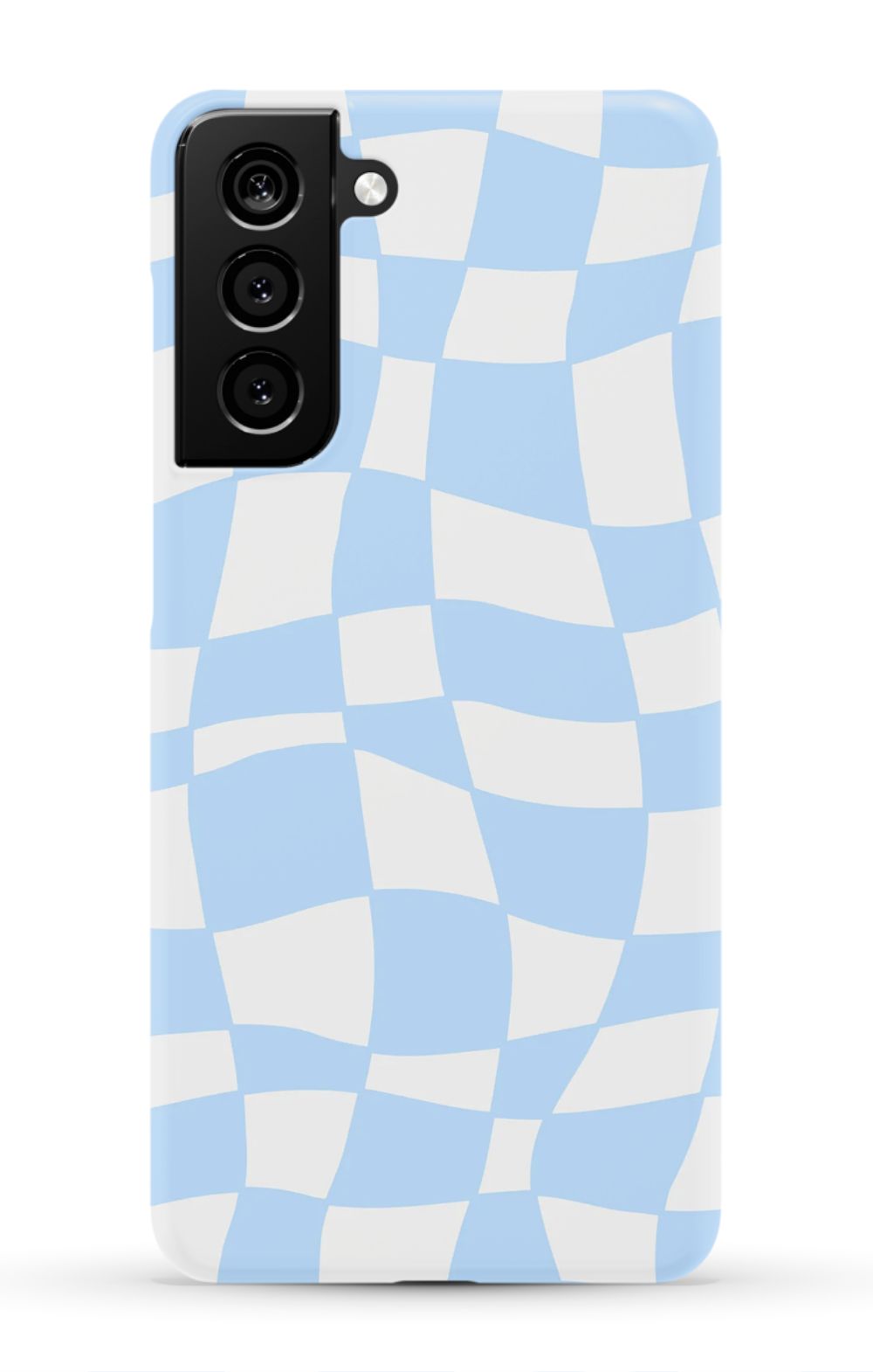 Light Blue Checkered Phone Case - B7Cases