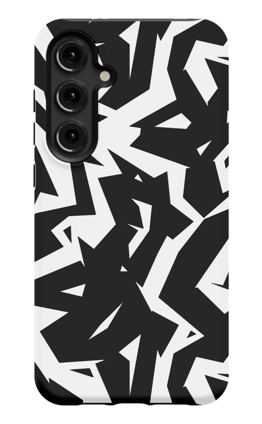 Black White Fragments Phone Case - B7Cases