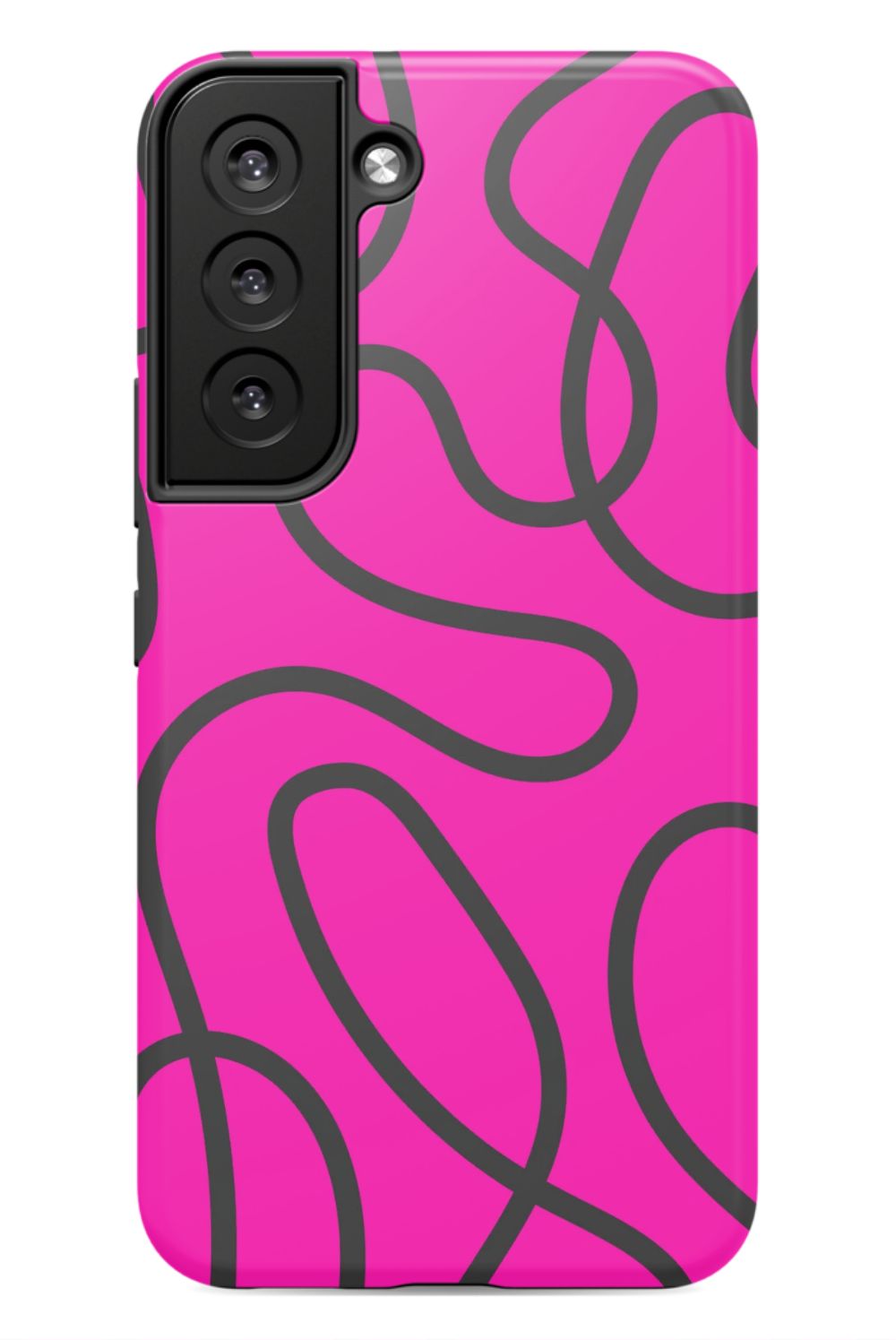 Pink Abstract Squiggles Phone Case - B7Cases