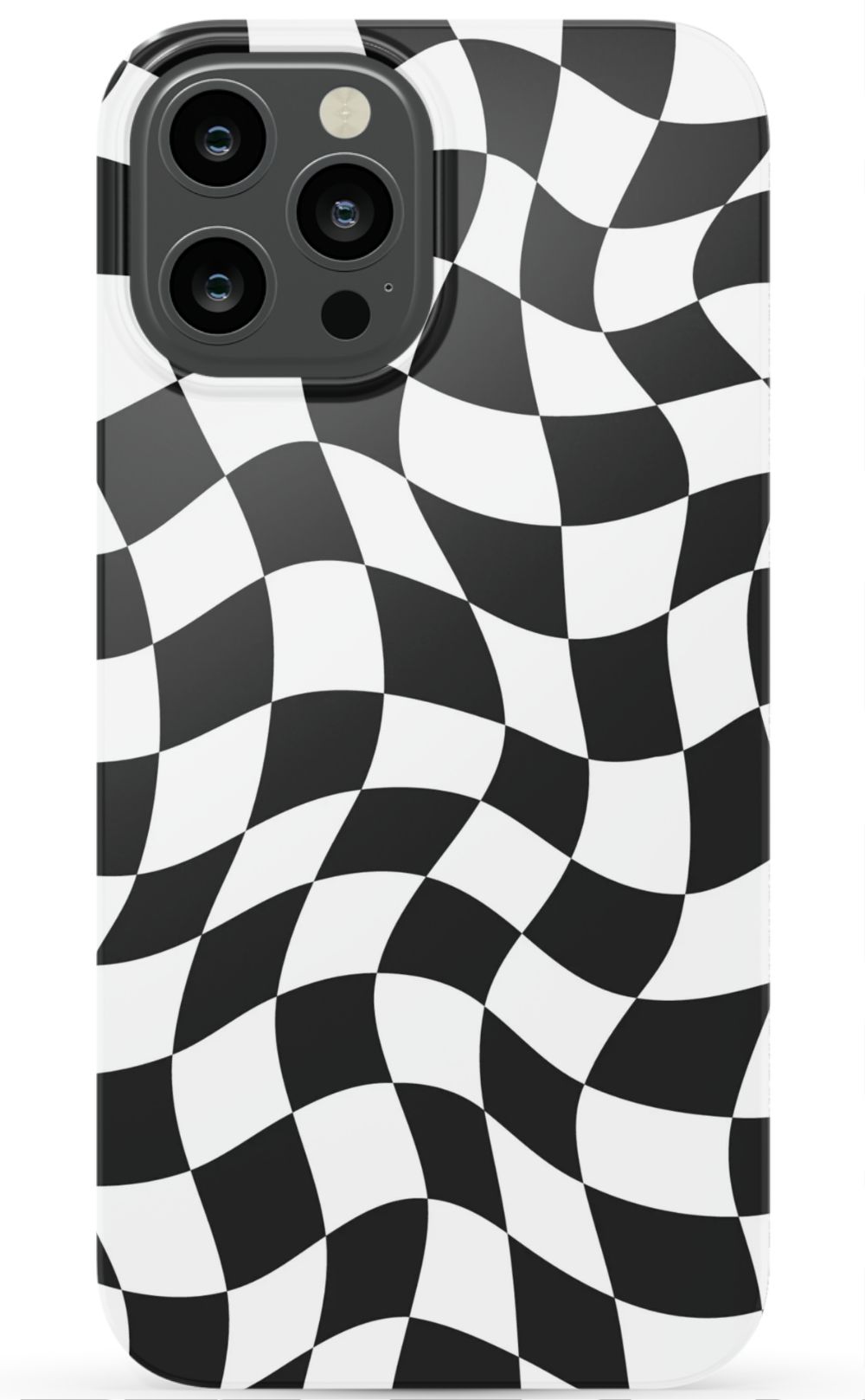 Black White Checkered Phone Case - B7Cases