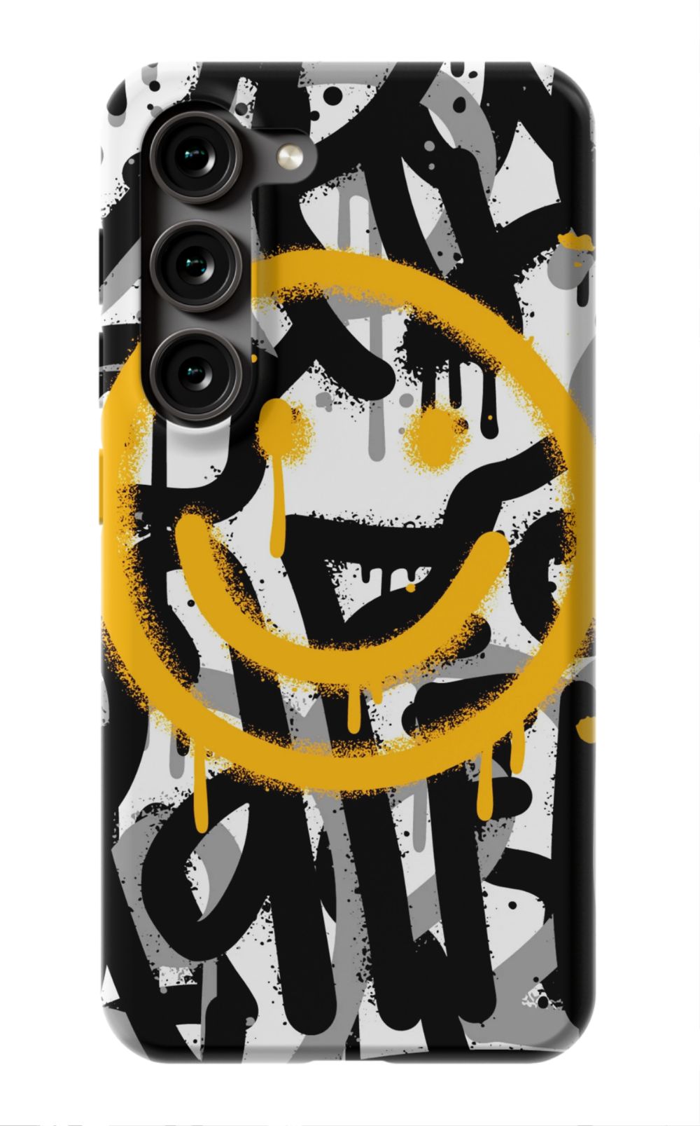 Sprayed Smiley Graffiti Phone Case - B7Cases