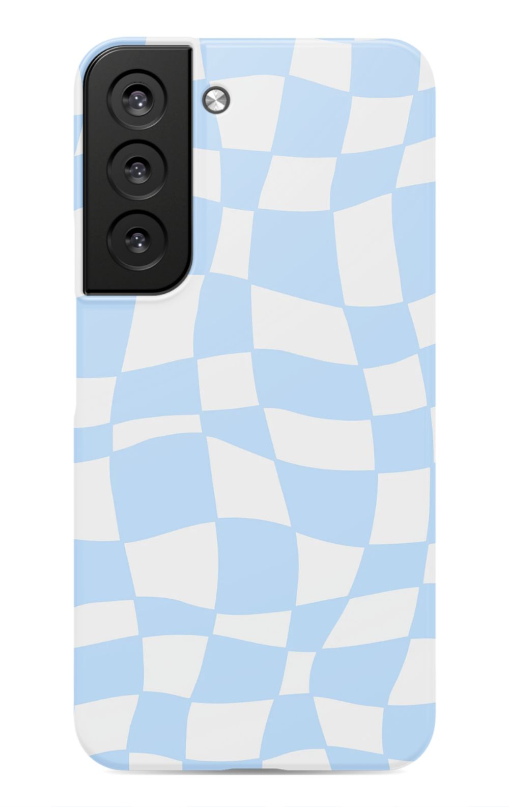 Light Blue Checkered Phone Case - B7Cases