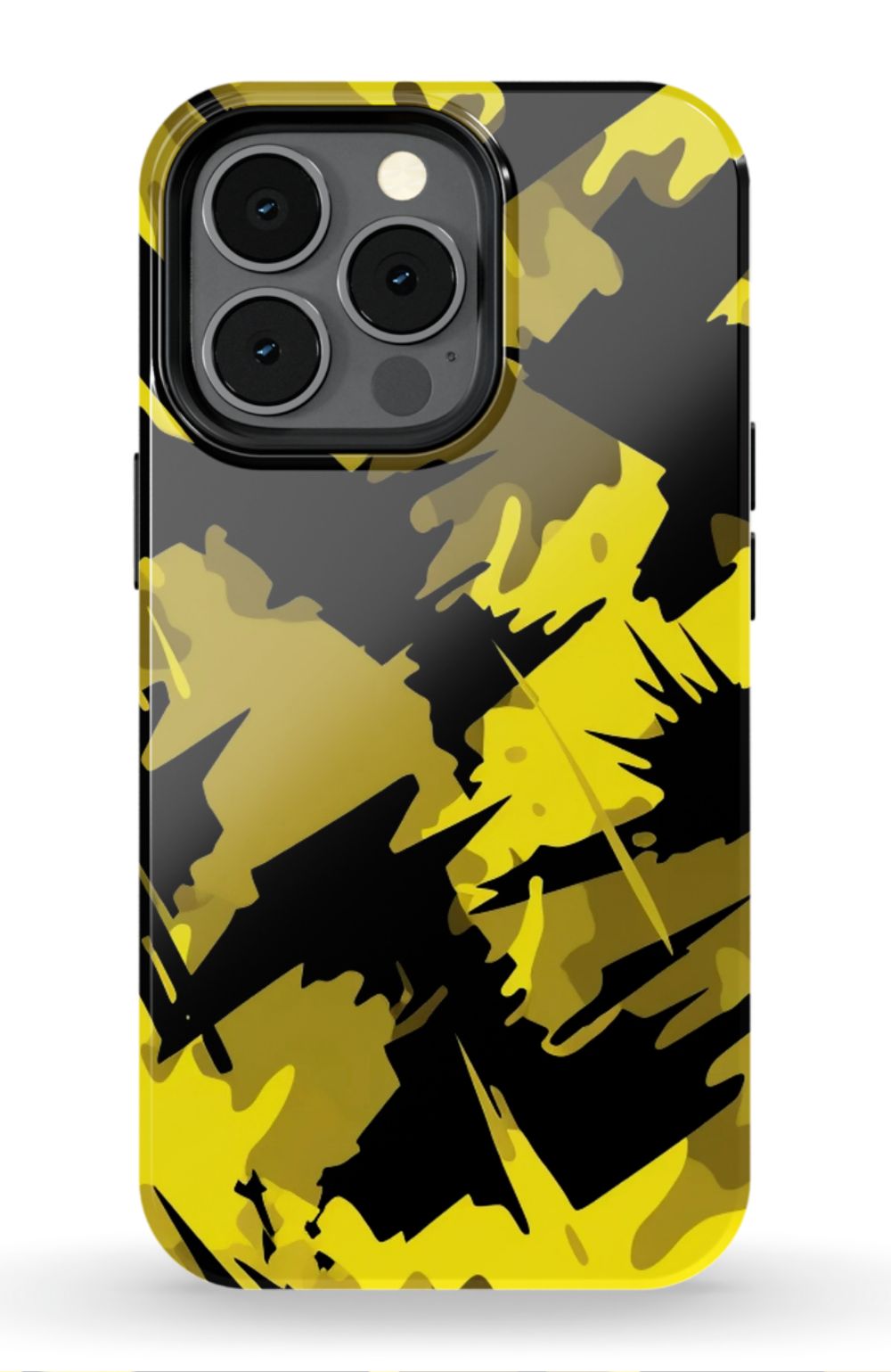Yellow Blazing Camo Phone Case - B7Cases