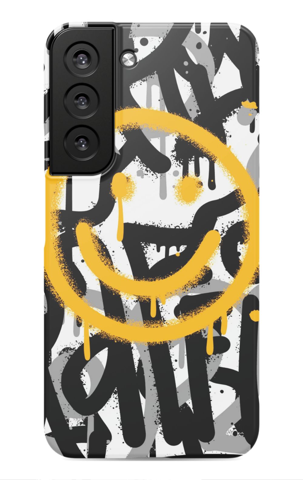 Sprayed Smiley Graffiti Phone Case - B7Cases
