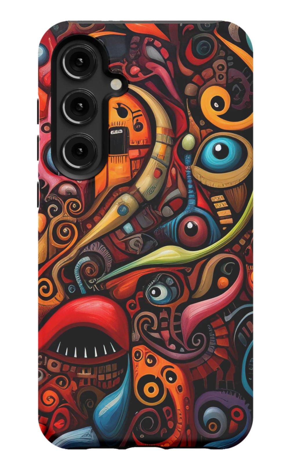 Psychedelic Eyes Graffiti Phone Case - B7Cases