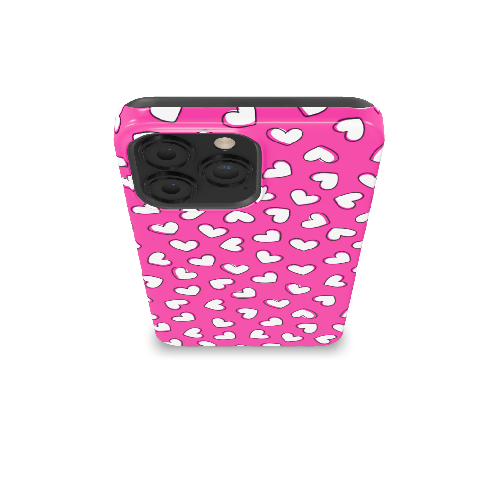 Pink Euphoria Hearts Phone Case - B7Cases