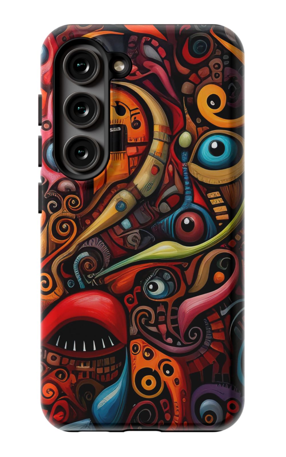 Psychedelic Eyes Graffiti Phone Case - B7Cases