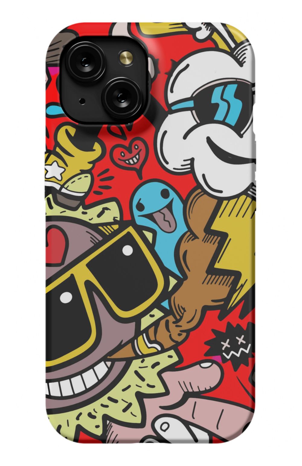 Street Bombing Graffiti Phone Case - B7Cases
