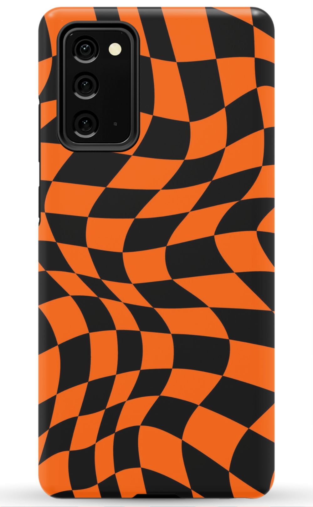 Orange Black Checkered Phone Case - B7Cases