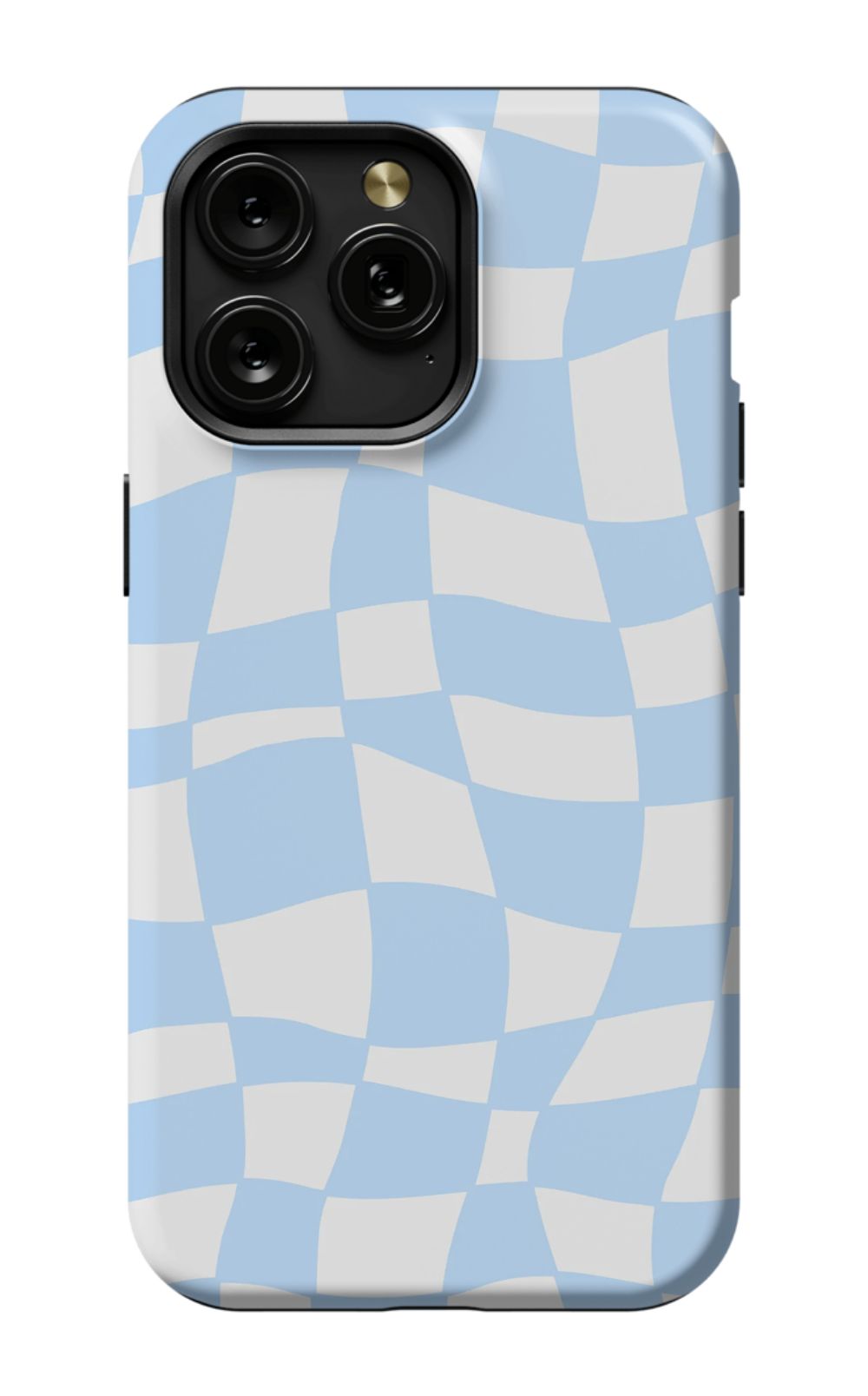 Light Blue Checkered Phone Case - B7Cases