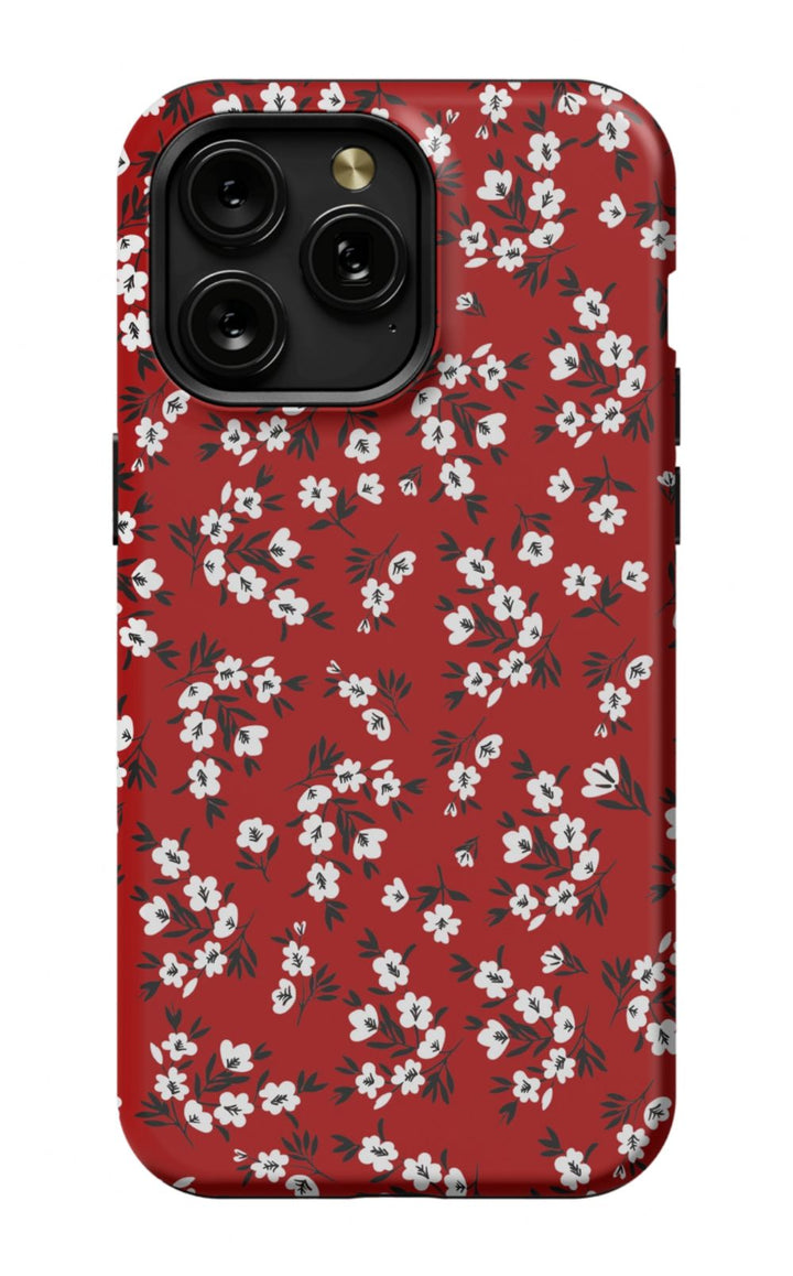 Red Blooming Phone Case - B7Cases