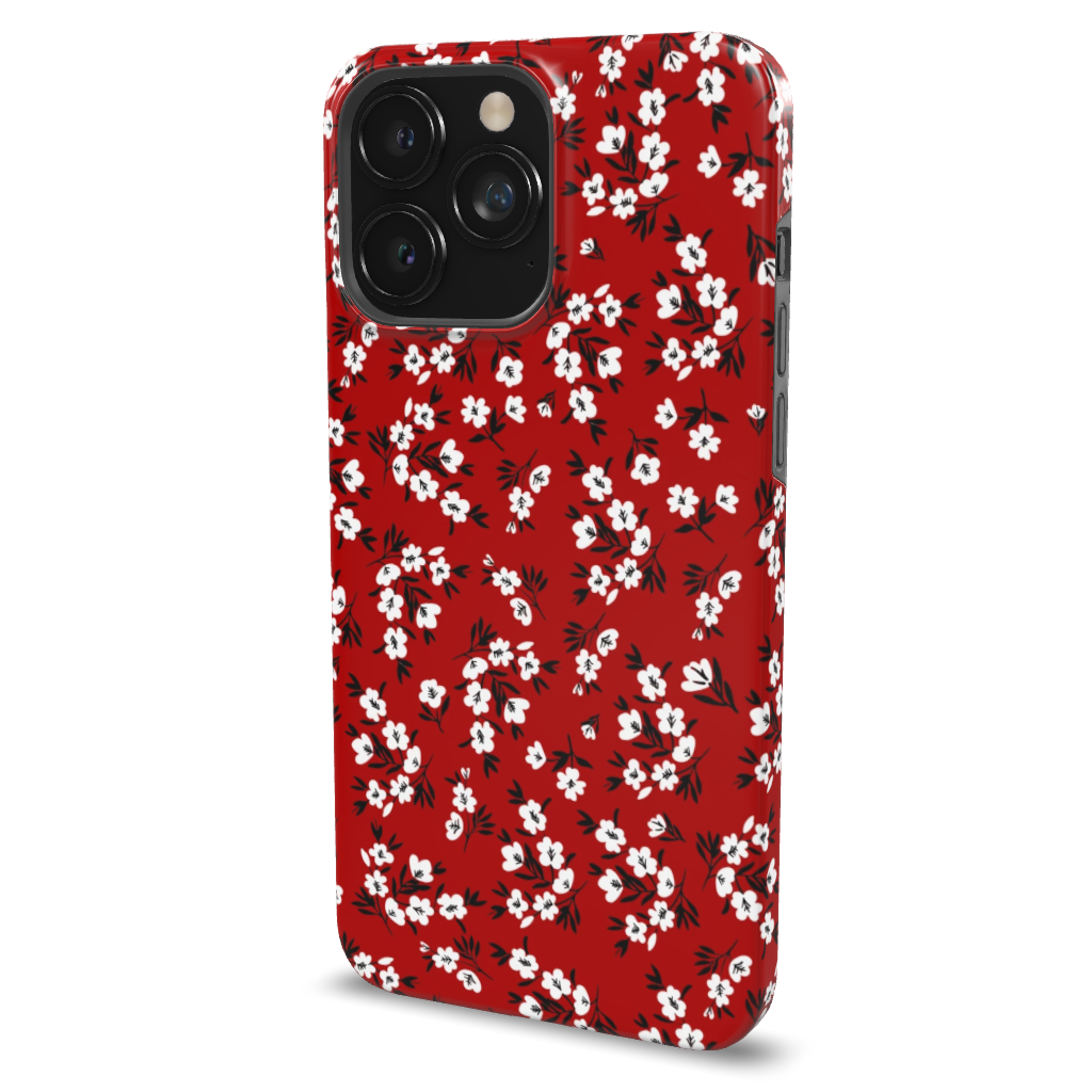 Red Blooming Phone Case - B7Cases