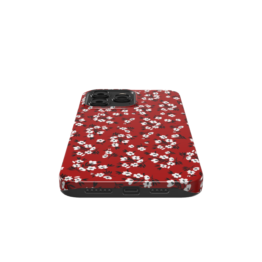 Red Blooming Phone Case - B7Cases