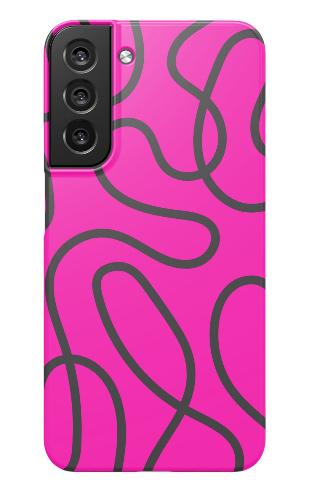 Pink Abstract Squiggles Phone Case - B7Cases