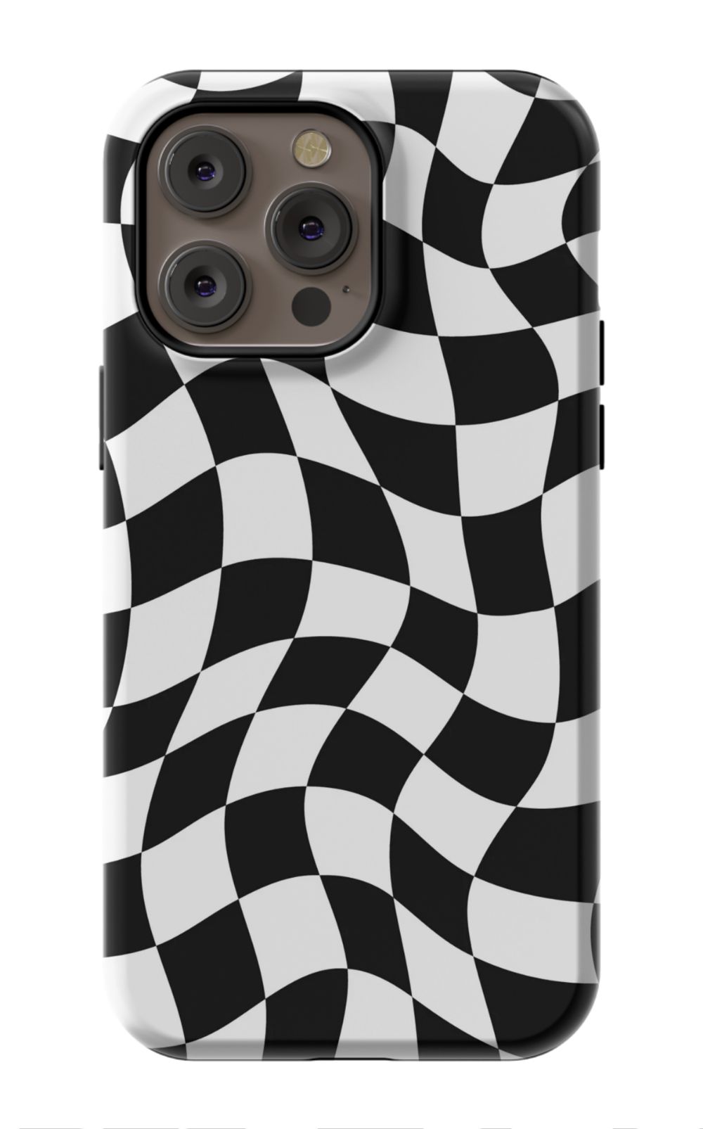 Black White Checkered Phone Case - B7Cases