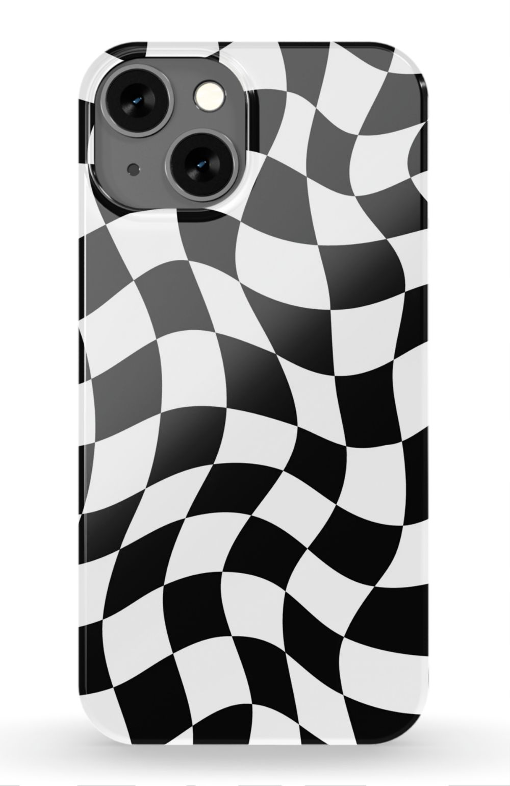 Black White Checkered Phone Case - B7Cases