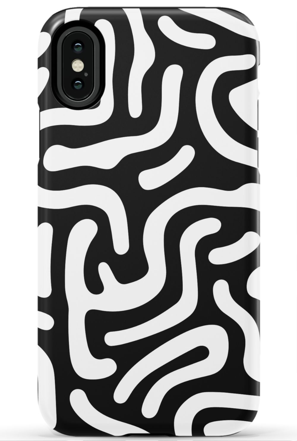 Monochrome Strokes Phone Case - B7Cases