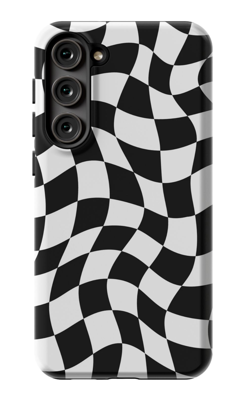 Black White Checkered Phone Case - B7Cases