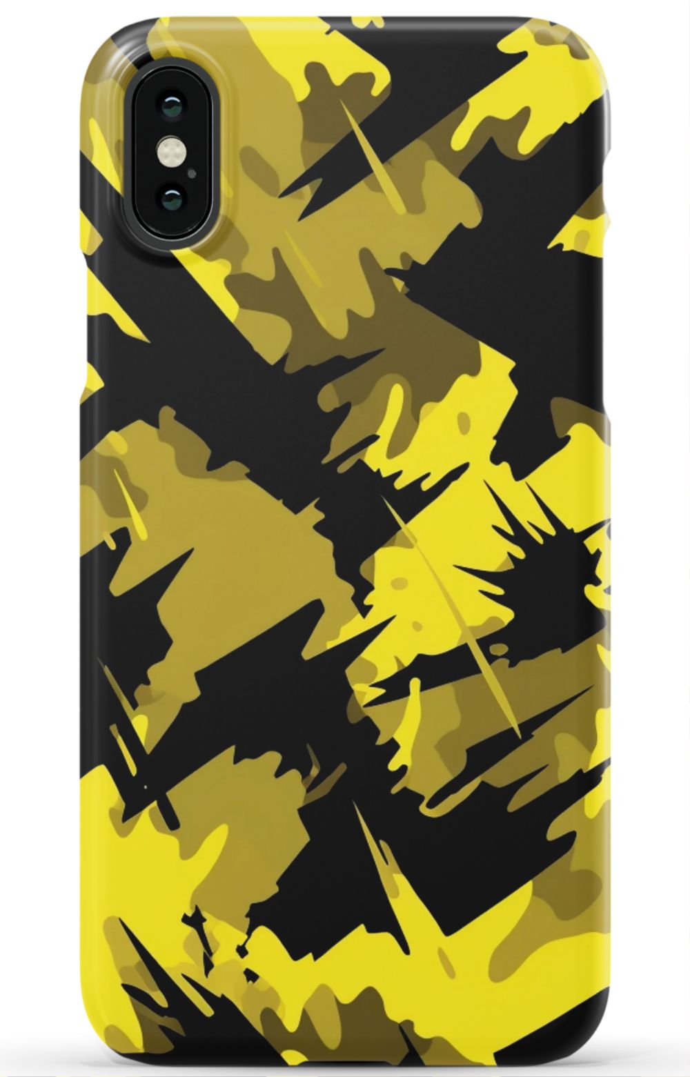 Yellow Blazing Camo Phone Case - B7Cases