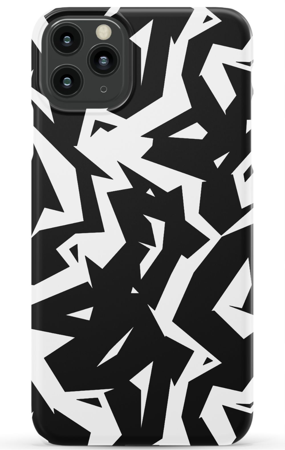Black White Fragments Phone Case - B7Cases