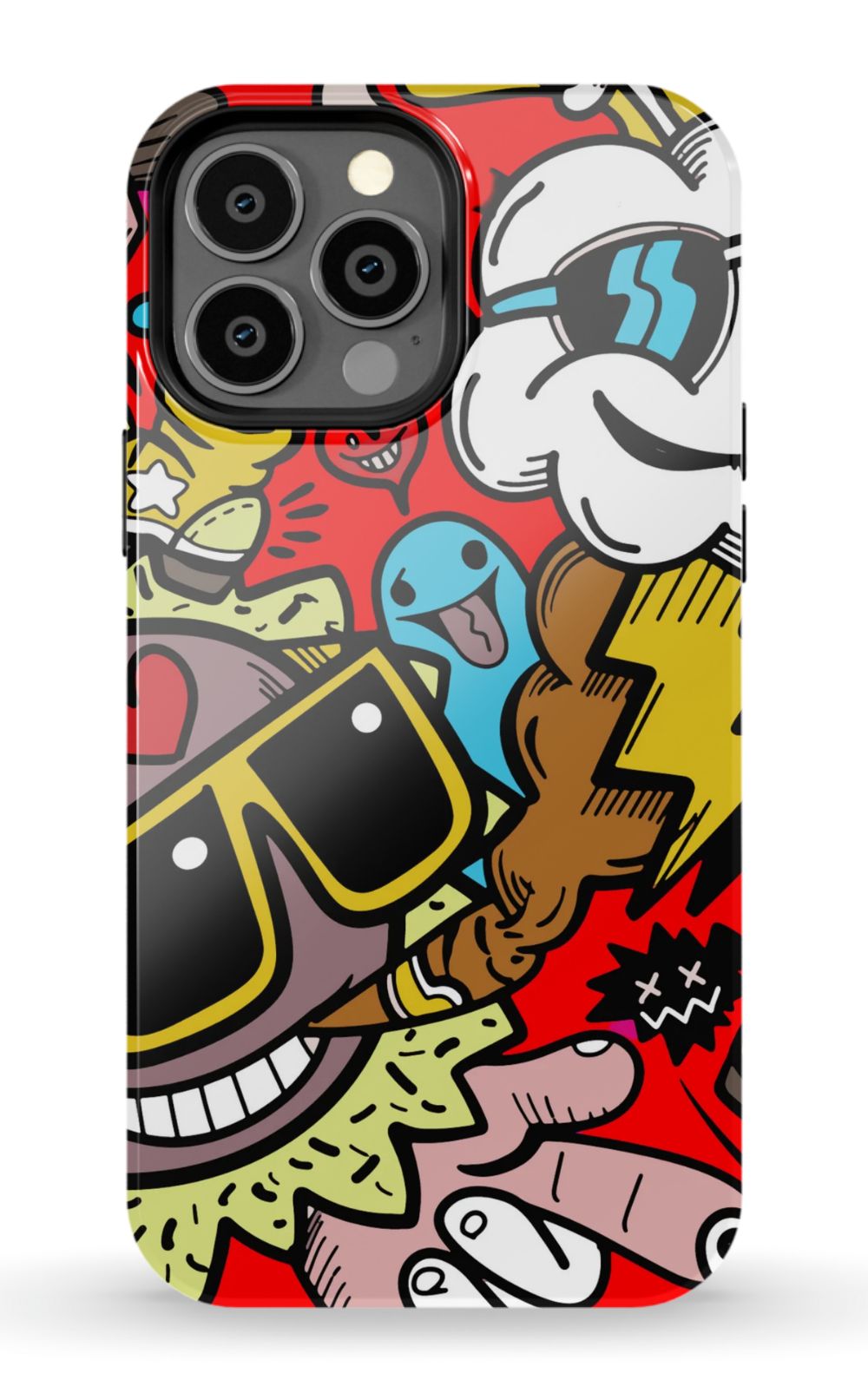 Street Bombing Graffiti Phone Case - B7Cases