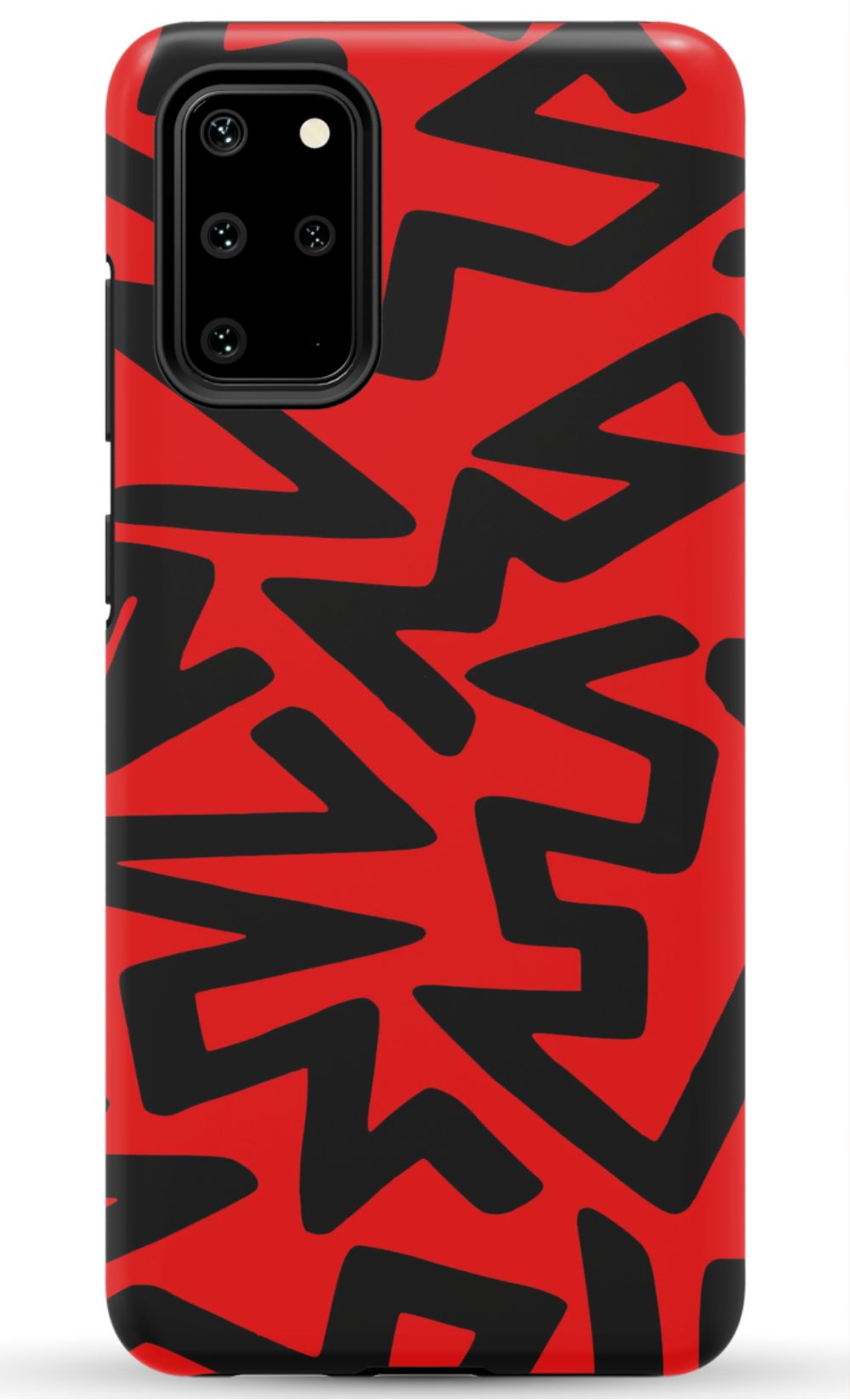 Red Abstract Shapes Phone Case - B7Cases