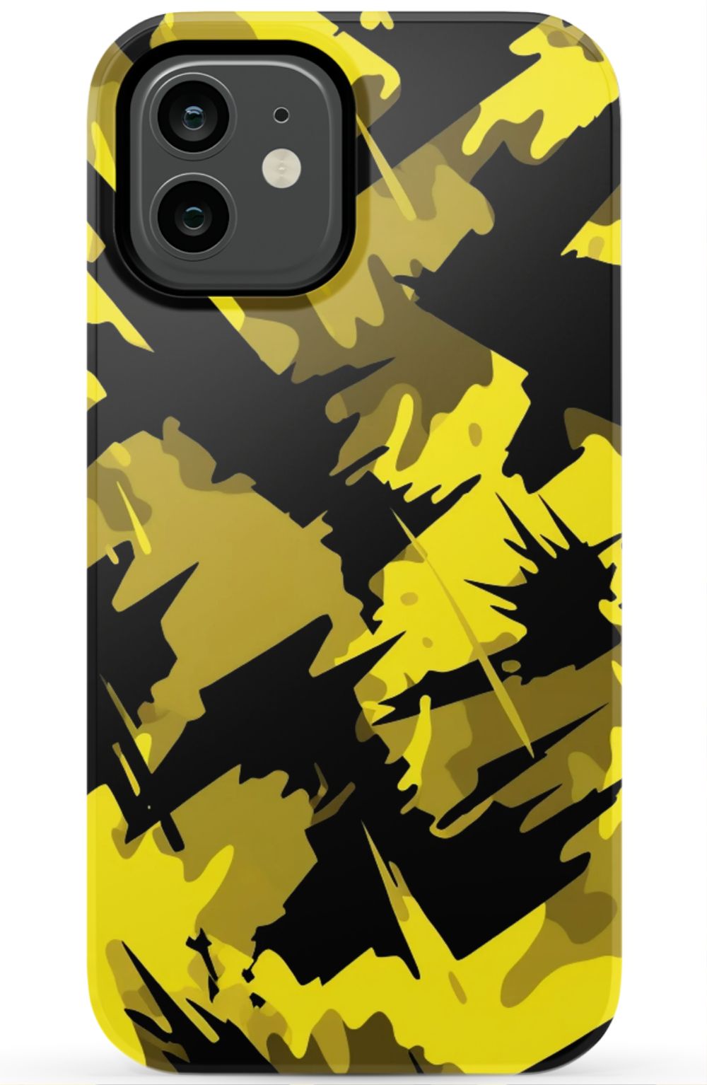 Yellow Blazing Camo Phone Case - B7Cases
