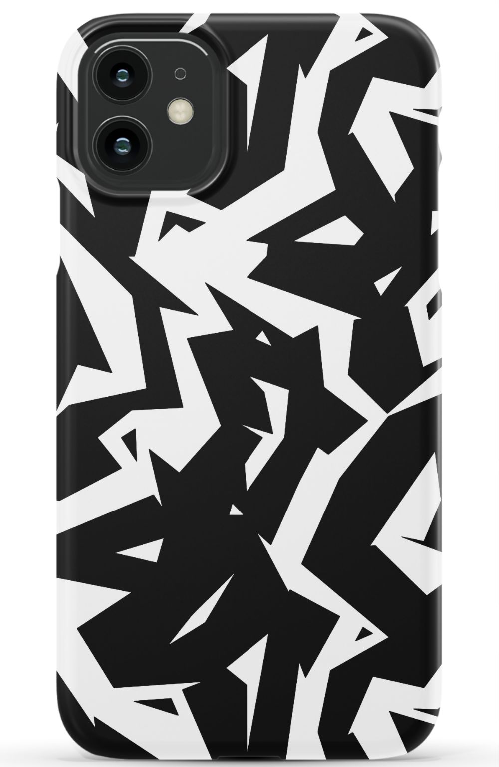 Black White Fragments Phone Case - B7Cases