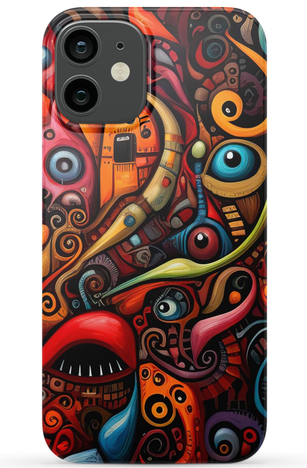 Psychedelic Eyes Graffiti Phone Case - B7Cases