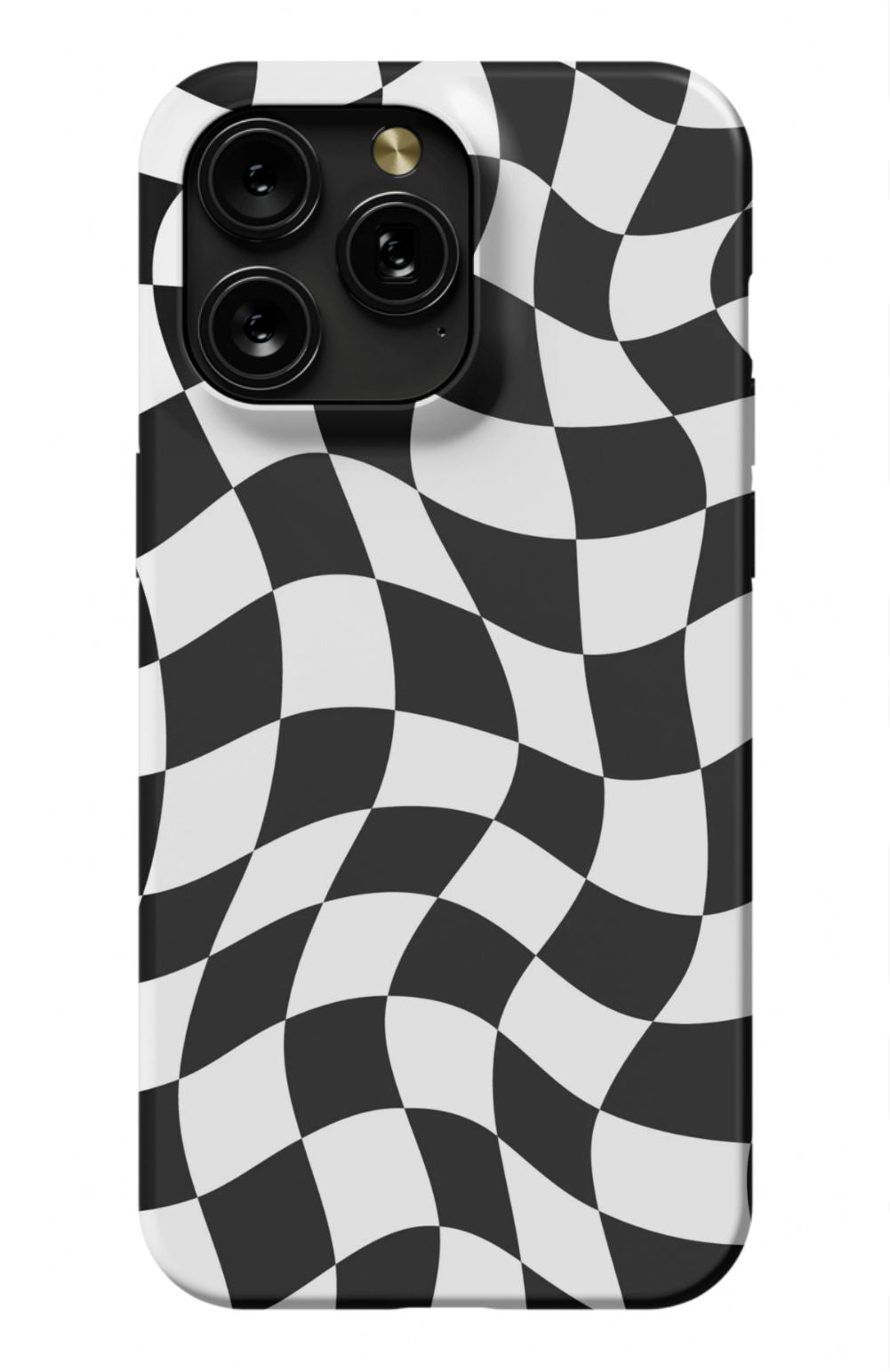 Black White Checkered Phone Case - B7Cases