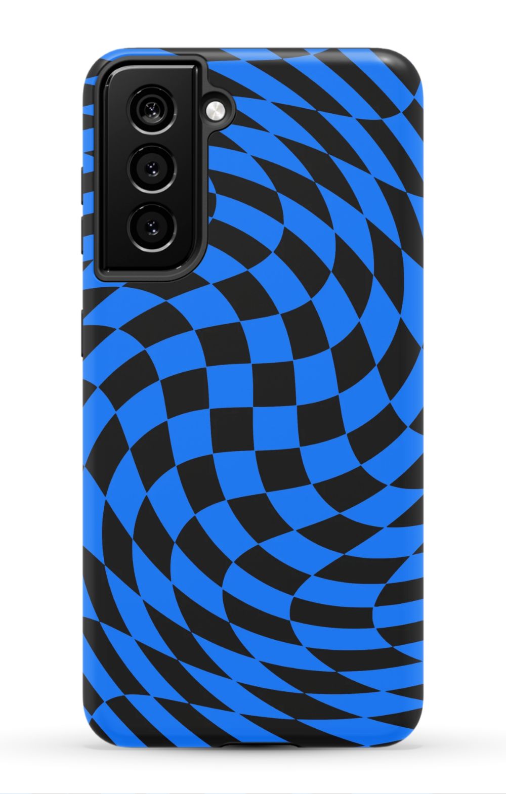 Twisted Blue Checkered Phone Case - B7Cases